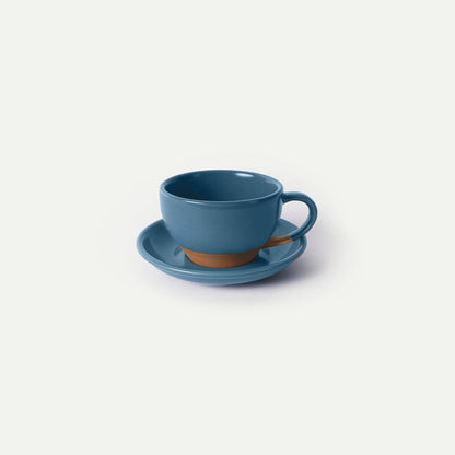 MORA CERAMICS Kitchen & Dining Latte Art Mug - 10.5oz - Azure Blue