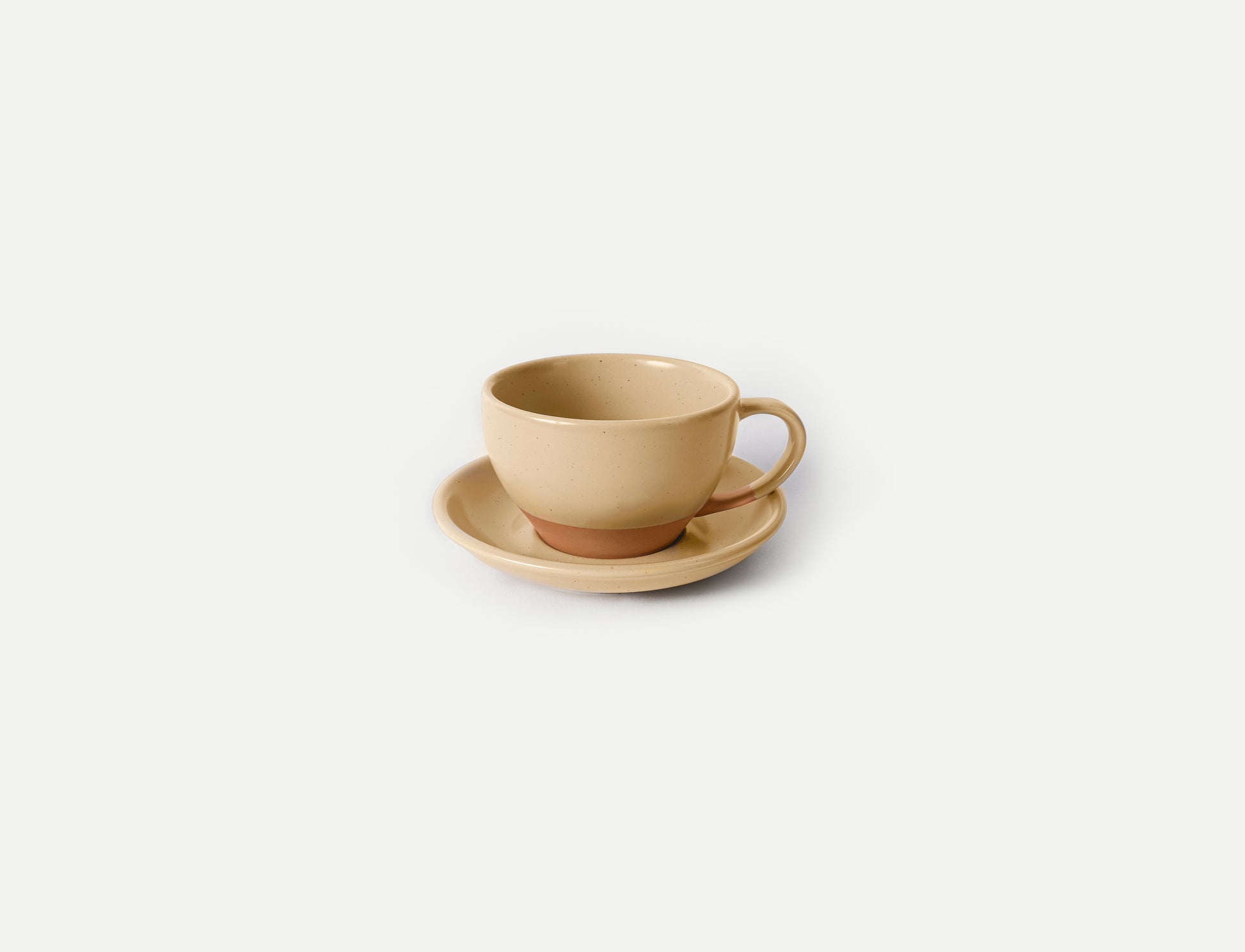 MORA CERAMICS Kitchen & Dining Latte Art Mug - 10.5oz - Bisque Tan