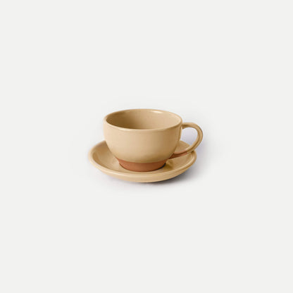 MORA CERAMICS Kitchen & Dining Latte Art Mug - 10.5oz - Bisque Tan