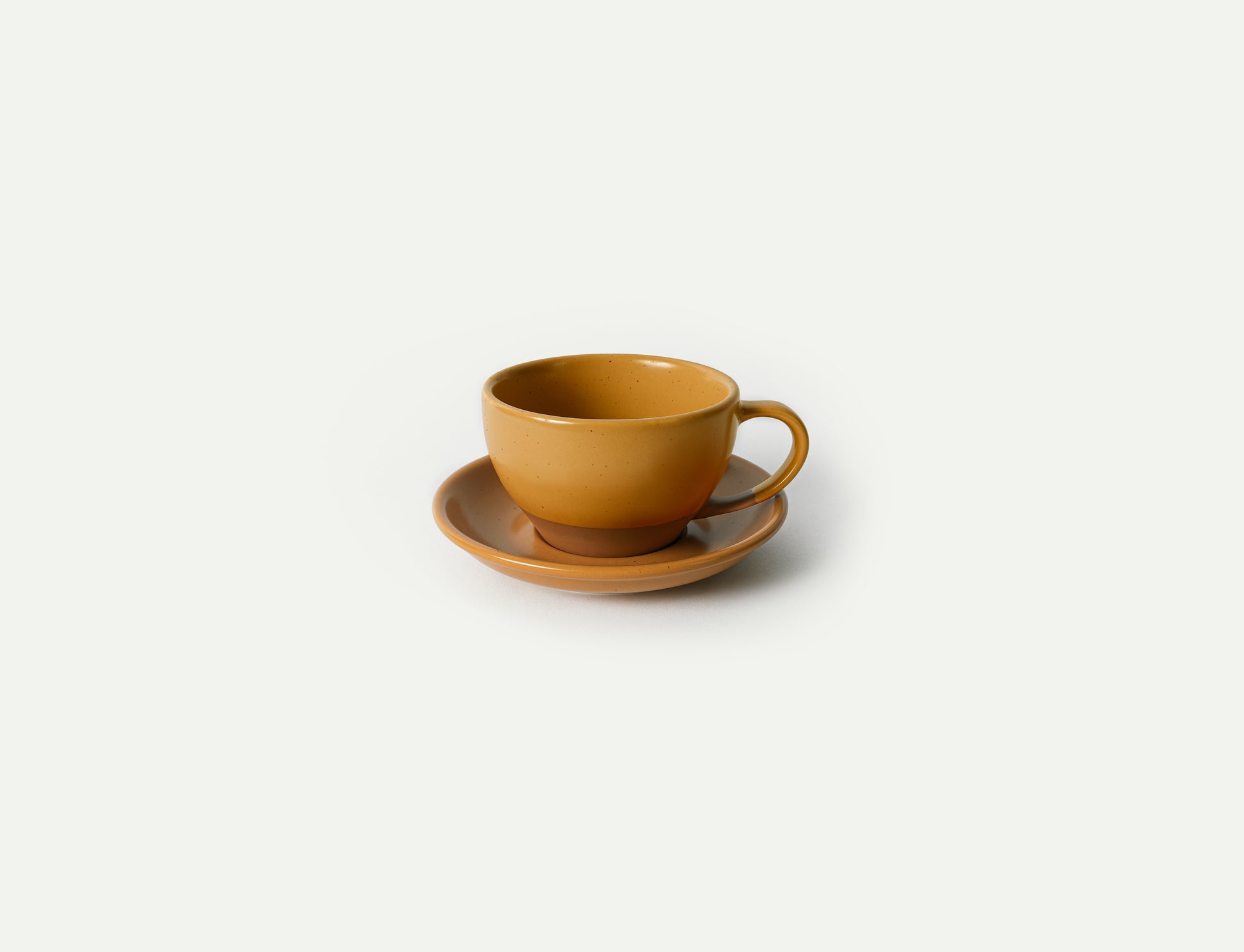 MORA CERAMICS Kitchen & Dining Latte Art Mug - 10.5oz - Pumpkin Orange