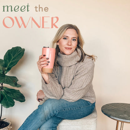 MORA CERAMICS Kitchen & Dining Double Walled Ceramic Travel Mug with Lid - Pink Salt - 14oz