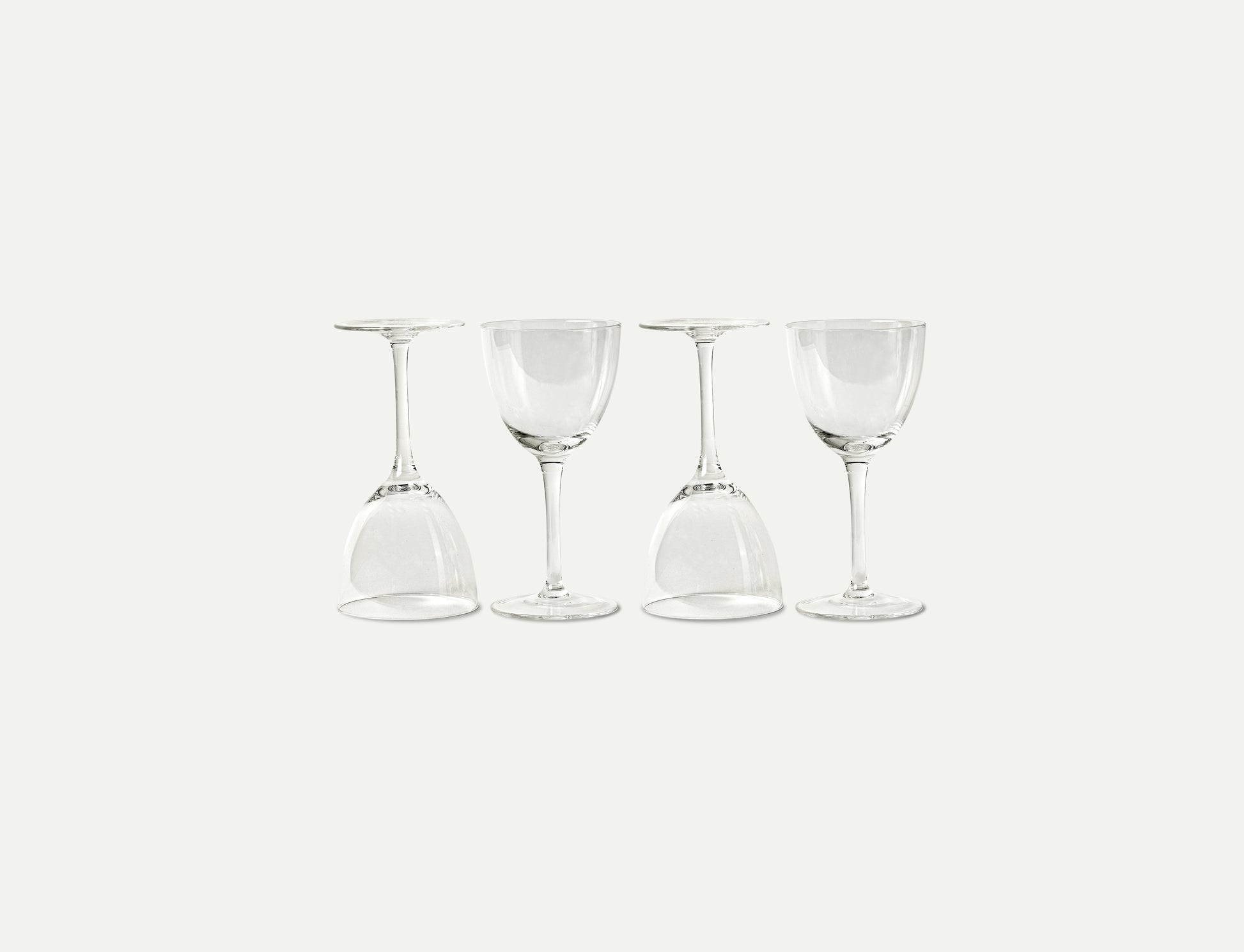 PURE MORA Kitchen & Dining Cocktail Glasses - Set of 4 - 6oz - Nick & Nora