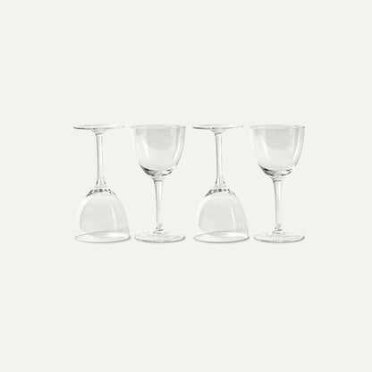 PURE MORA Kitchen & Dining Cocktail Glasses - Set of 4 - 6oz - Nick & Nora