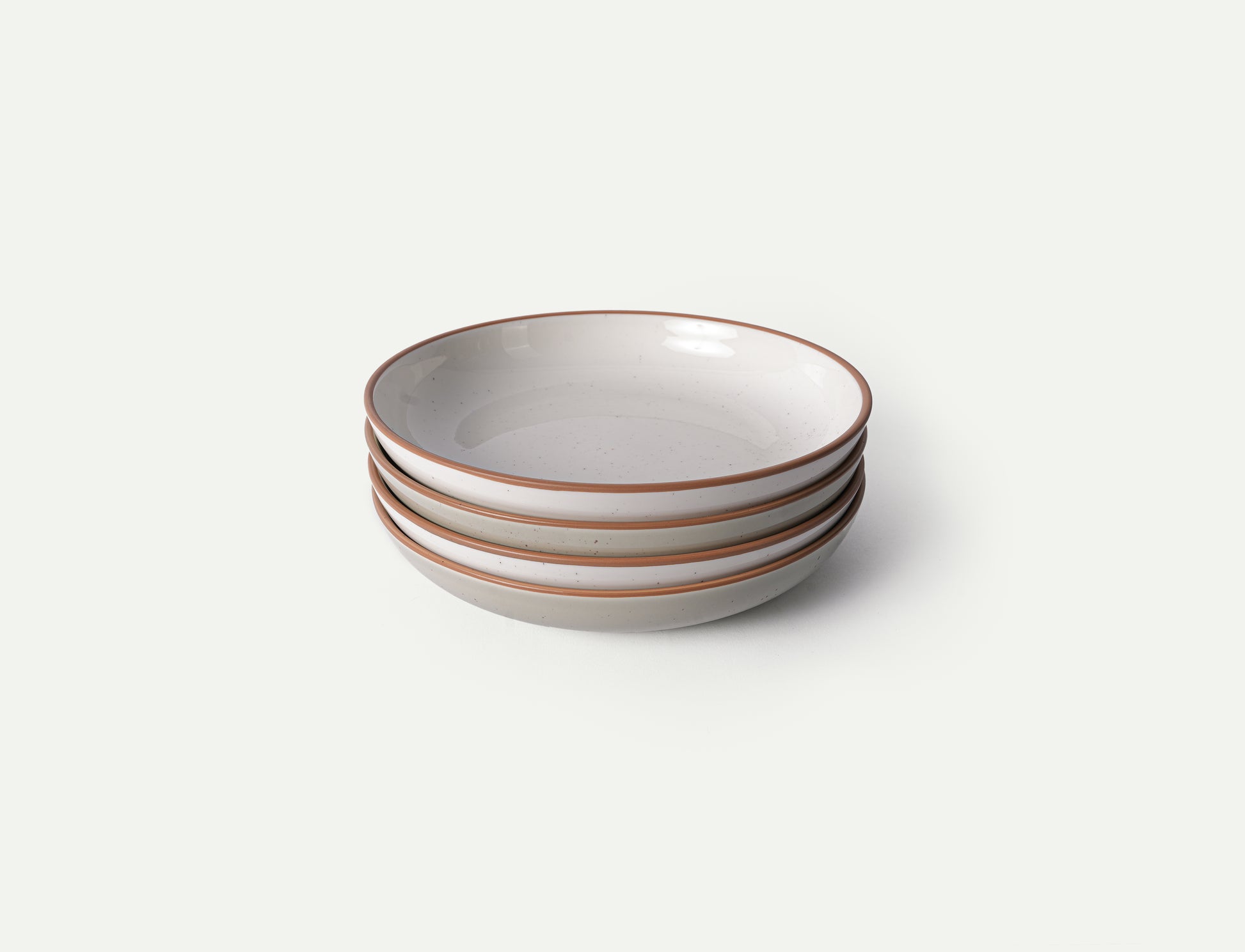 MORA CERAMICS Kitchen & Dining Pasta Bowls - 30oz - Earl Grey & Vanilla White