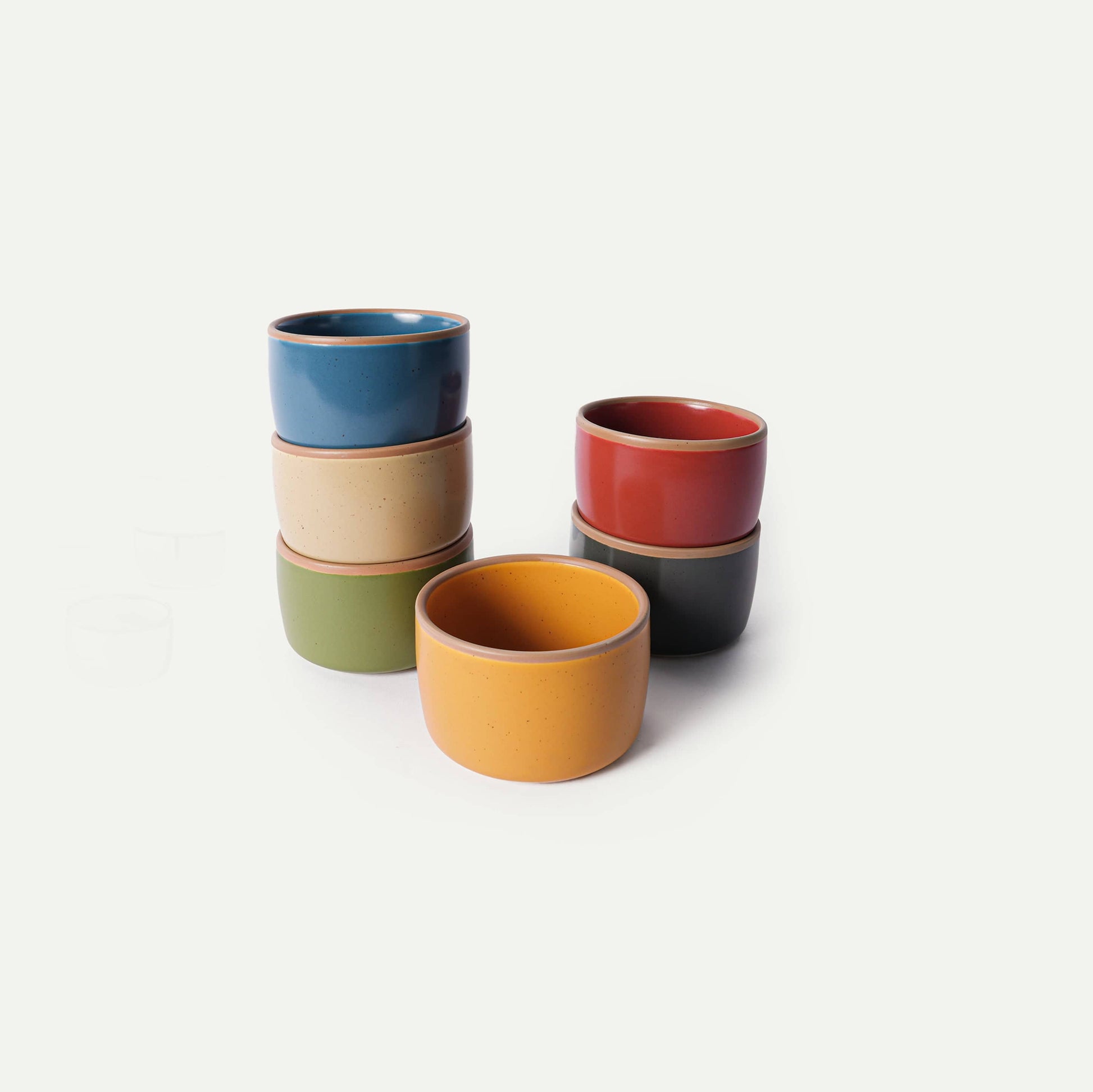 MORA CERAMICS Kitchen & Dining Ramekins Set of 6 - 6oz - Artisan