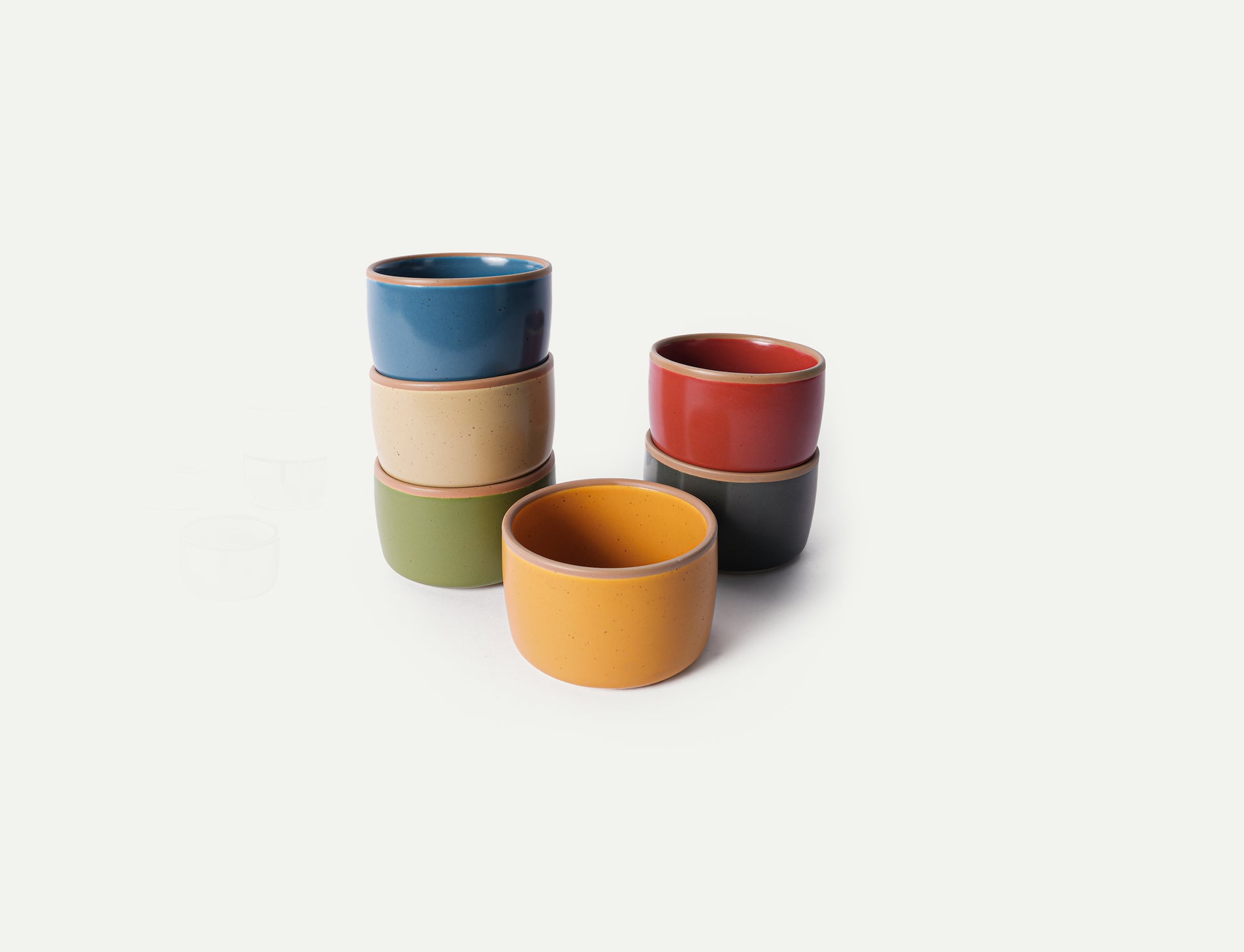 MORA CERAMICS Kitchen & Dining Ramekins Set of 6 - 8oz - Artisan
