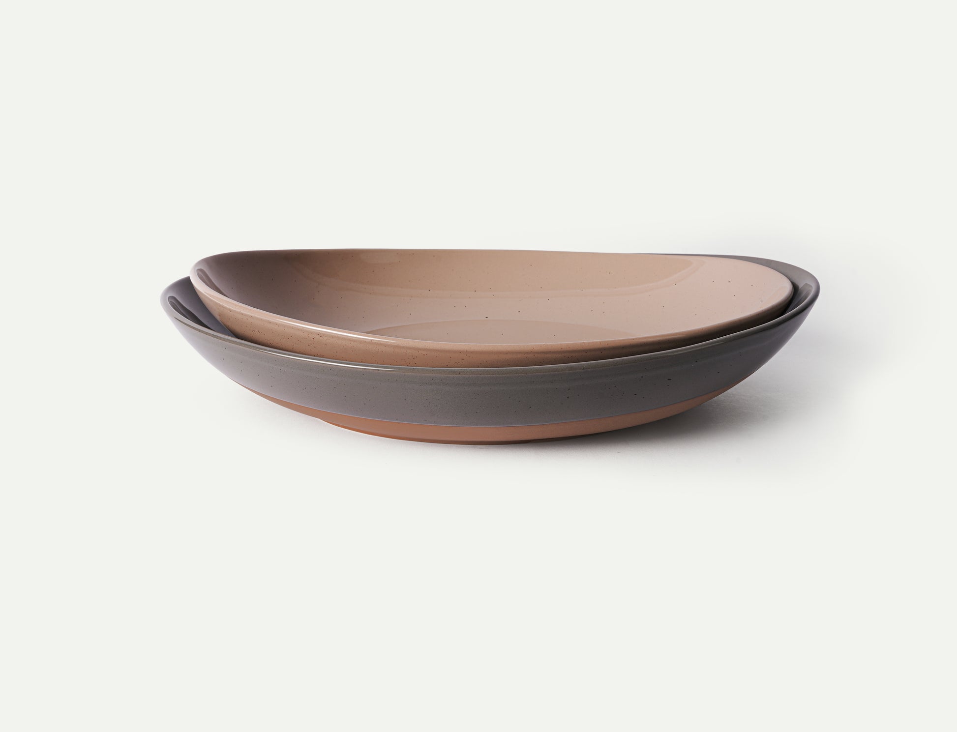 MORA CERAMICS Kitchen & Dining 2XL & 3XL Serving Dishes - 15.9 & 14.6in - Neutrals
