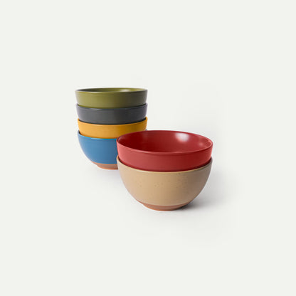 MORA CERAMICS Kitchen & Dining Small Dessert Bowls - 16oz - Artisan