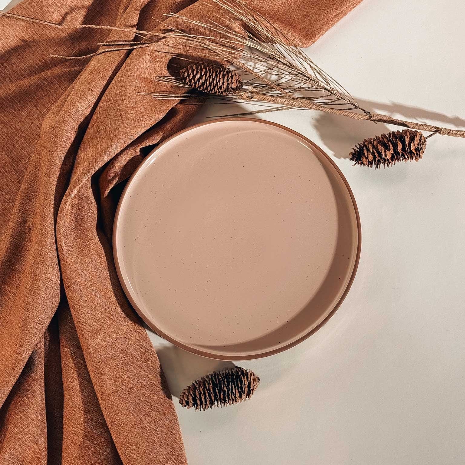 MORA CERAMICS Kitchen & Dining Dinner Plates - 10.5 in - Chai