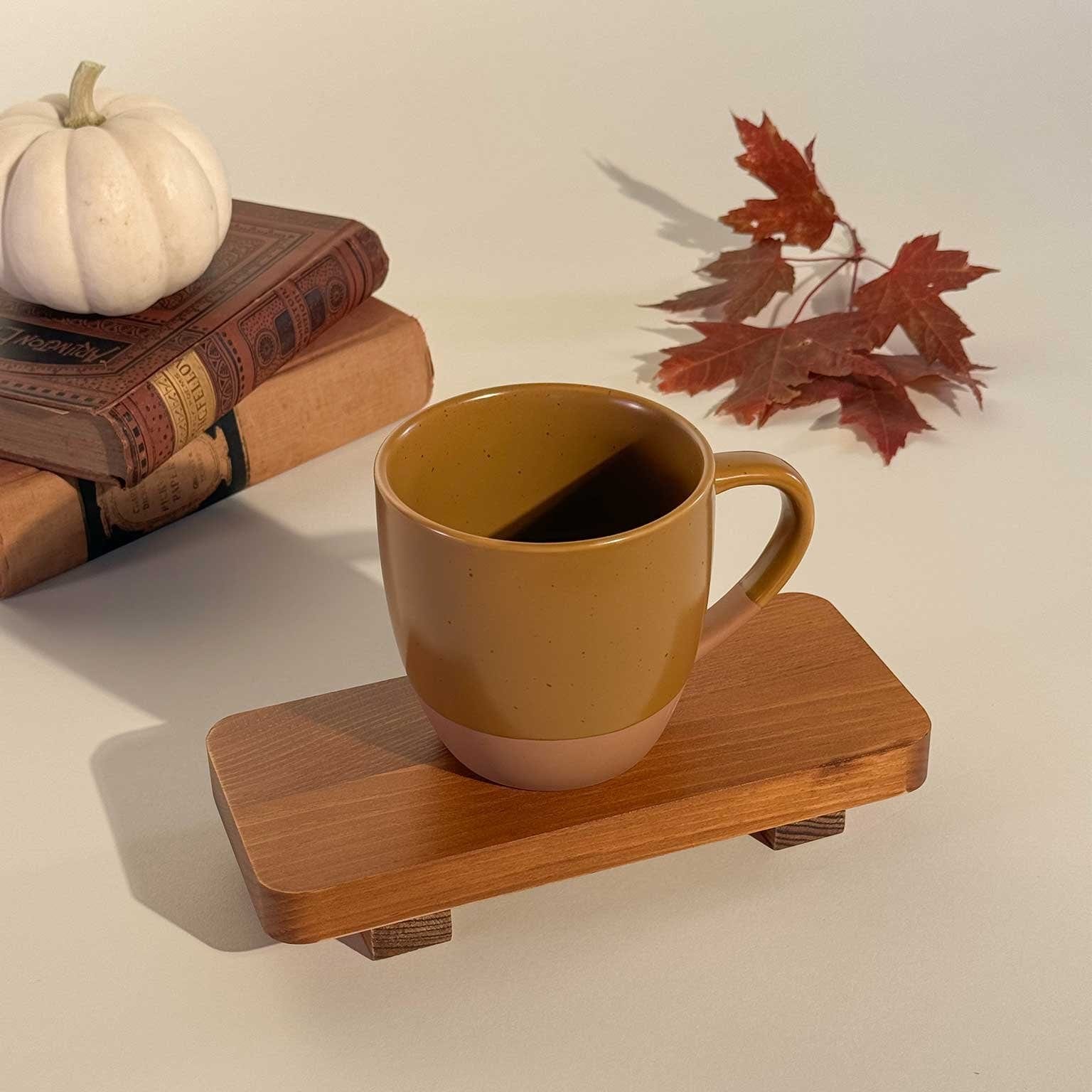 MORA CERAMICS Kitchen & Dining Latte Mug Set of 4 - 16oz - Marina Artisan