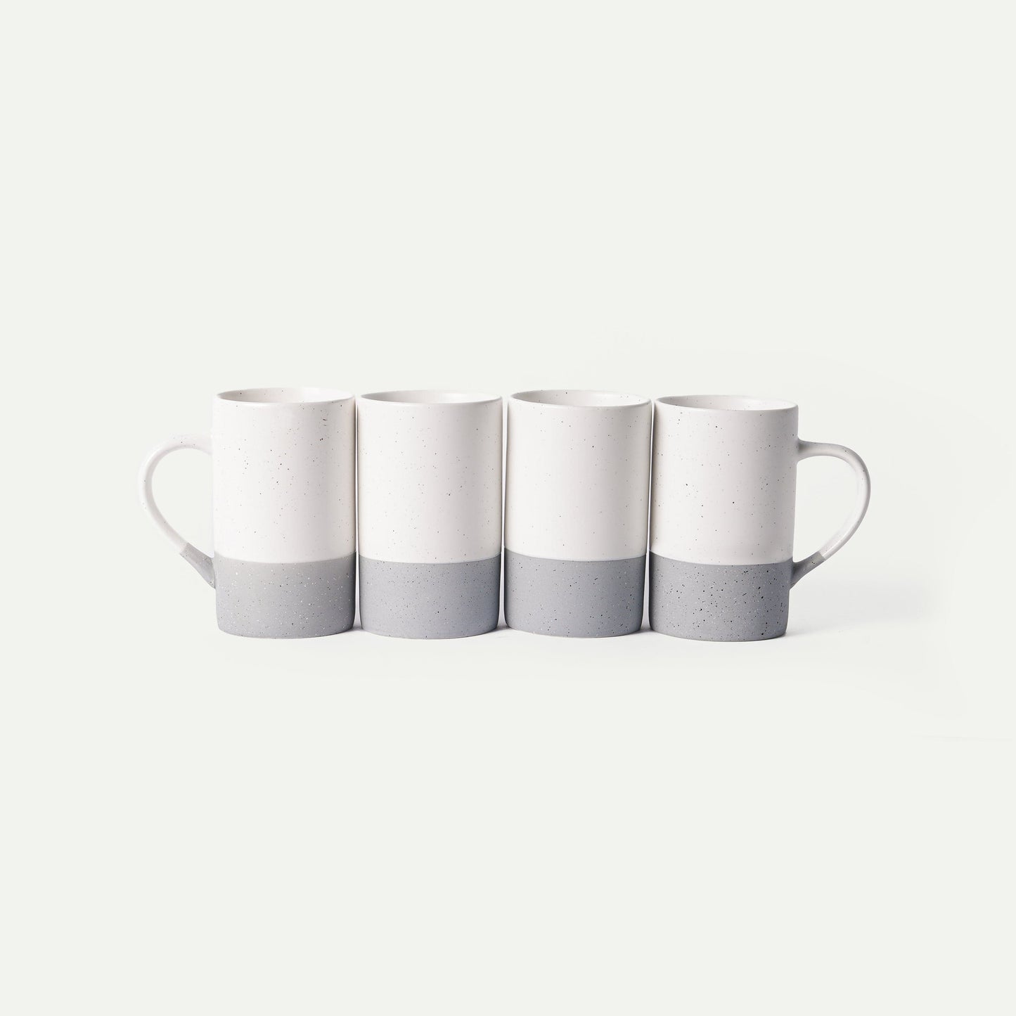 MORA CERAMICS Kitchen & Dining Coffee Mug Set of 4 - 12oz - Flint