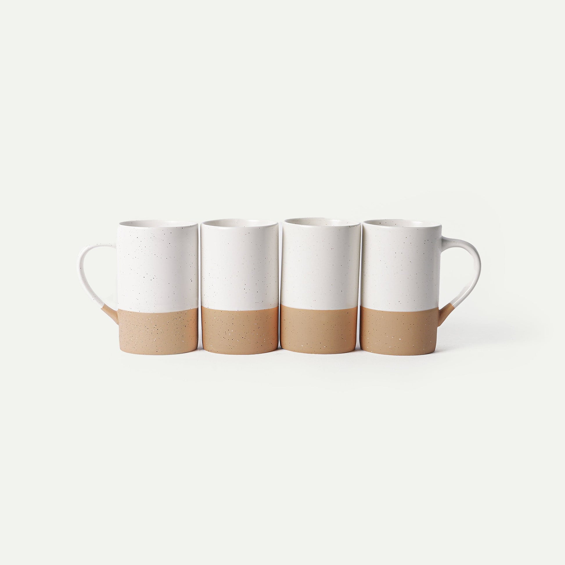 MORA CERAMICS Kitchen & Dining Coffee Mug Set of 4 - 12oz - Petro