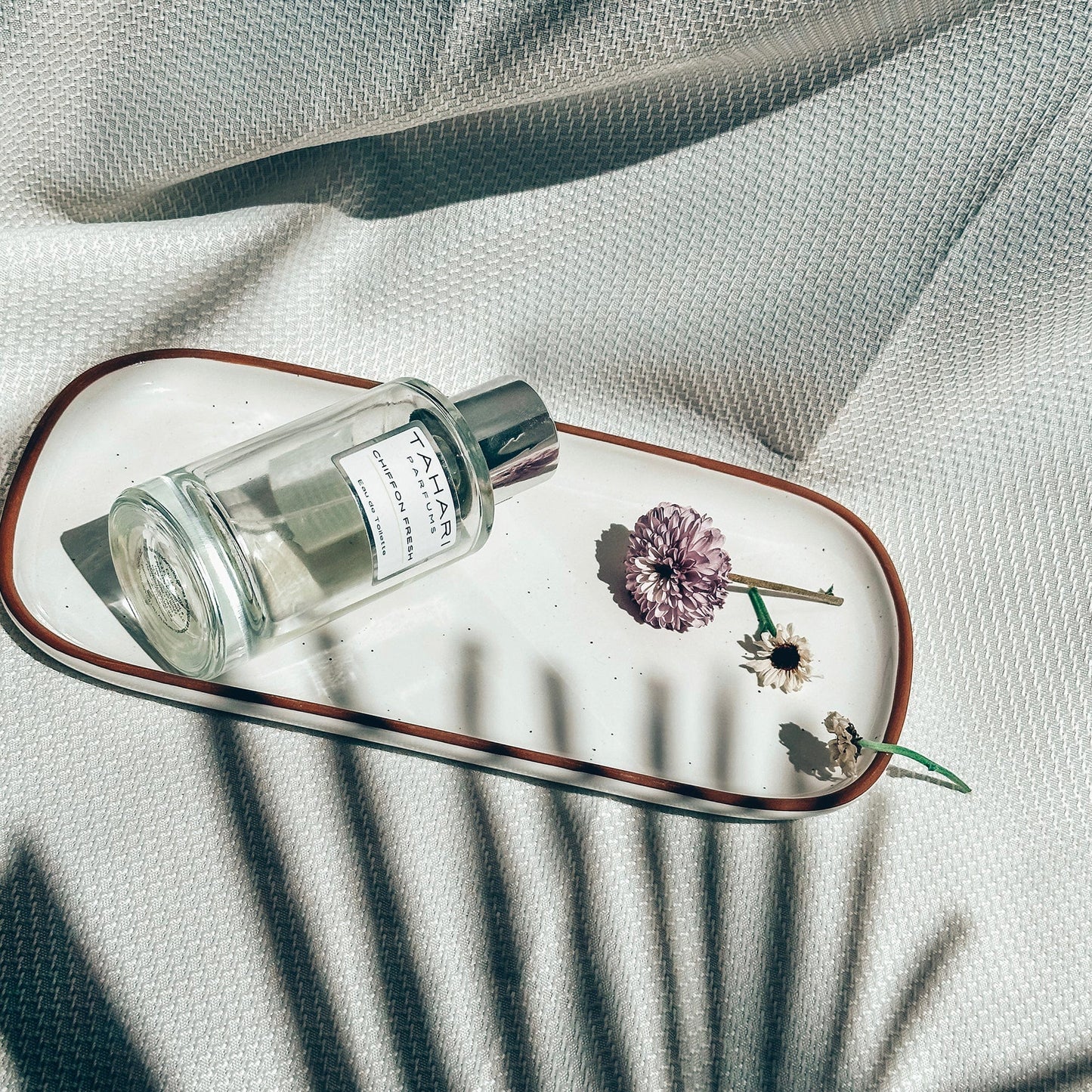 MORA CERAMICS Jewelry Holders Large Vanity Tray - 10in - Classic - Vanilla White