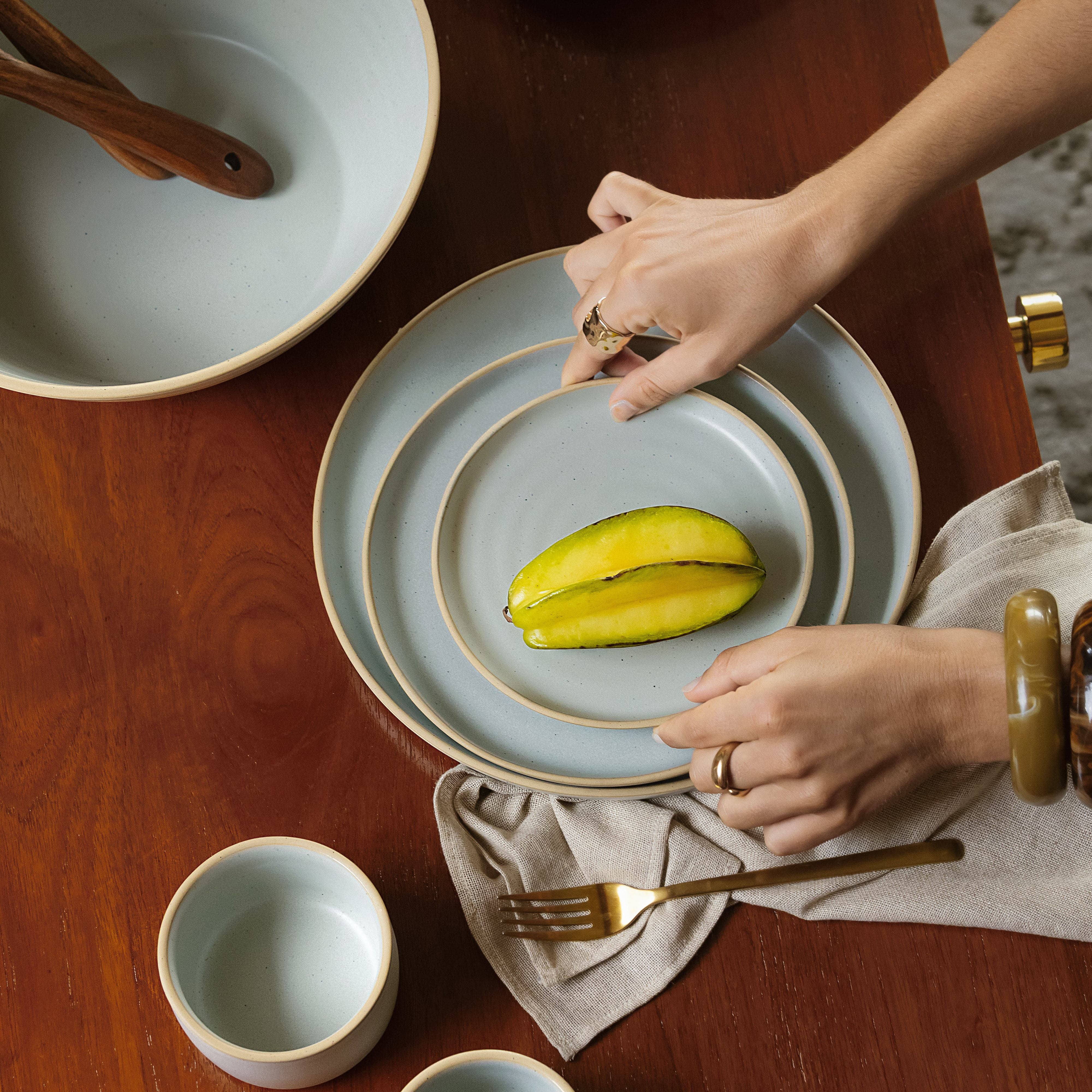 Horizon Dessert Plates Quartet – Mora