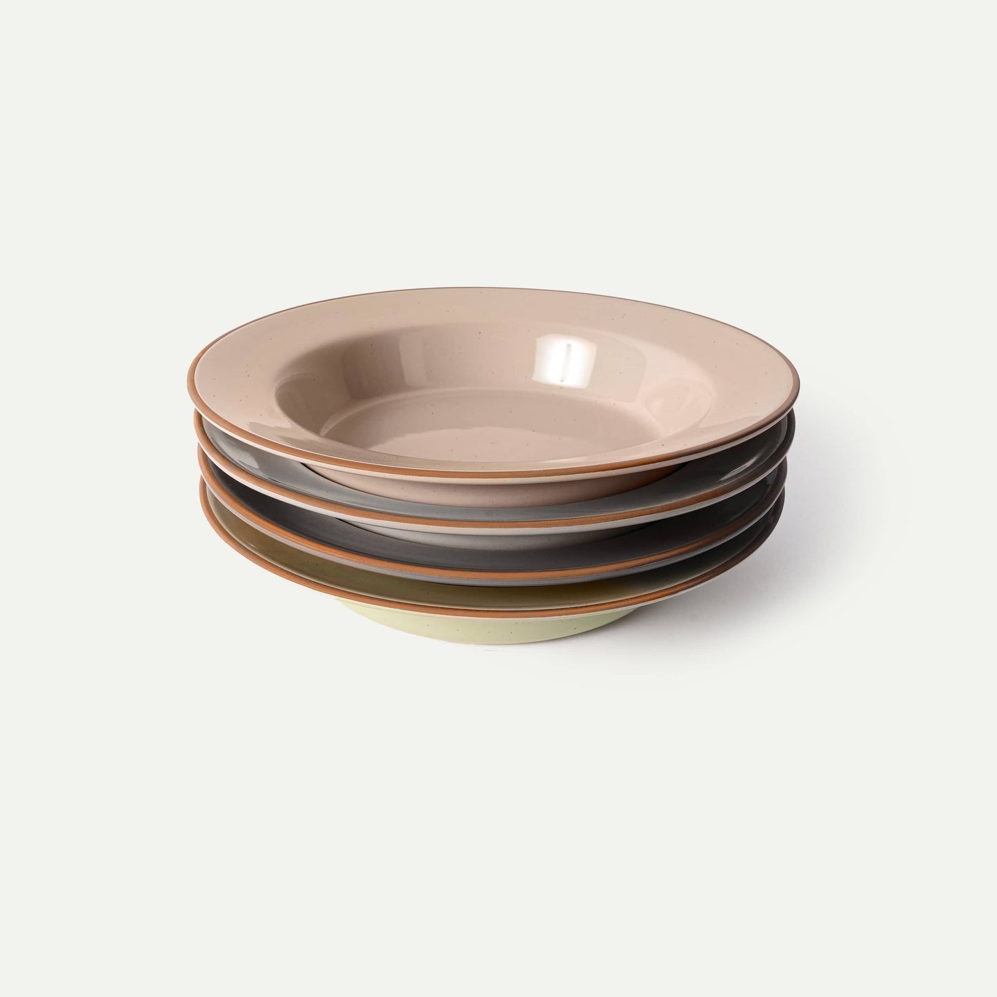 MORA CERAMICS Kitchen & Dining Soup Bowls - Wide-Rimmed - 25oz - Assorted Neutrals