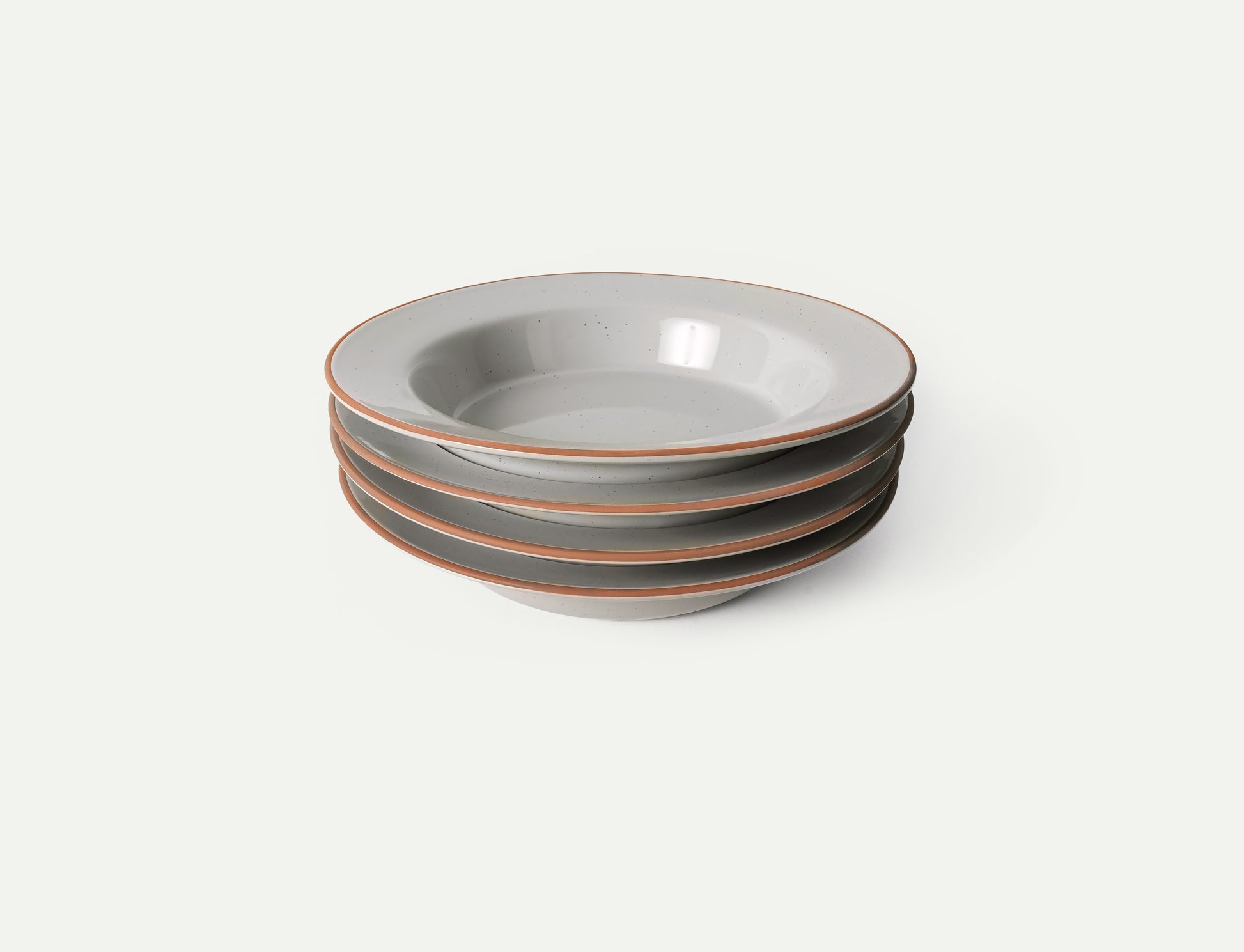 MORA CERAMICS Kitchen & Dining Soup Bowls - Wide-Rimmed - 25oz - Earl Grey
