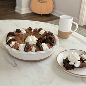 Pie Pan - 9in - Vanilla White
