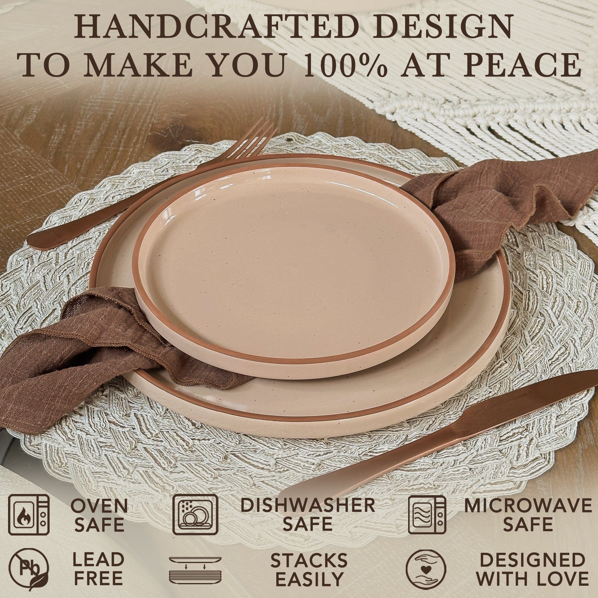 Dinner Plates - 10.5 in - Chai