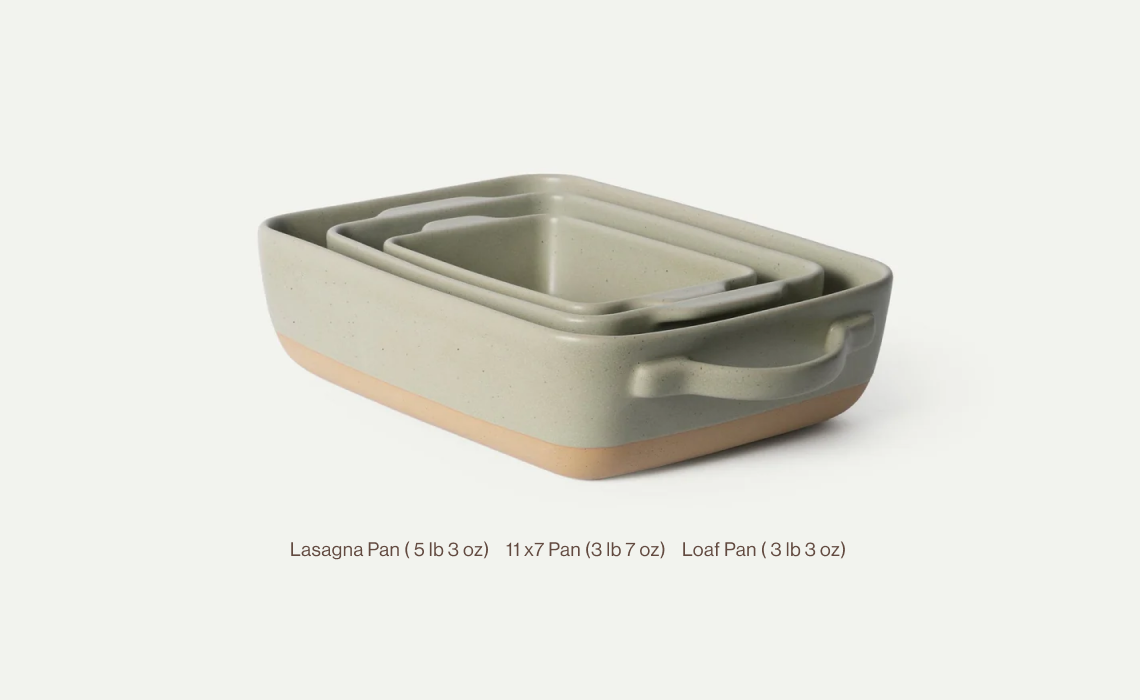Baking Pans Trio Weight