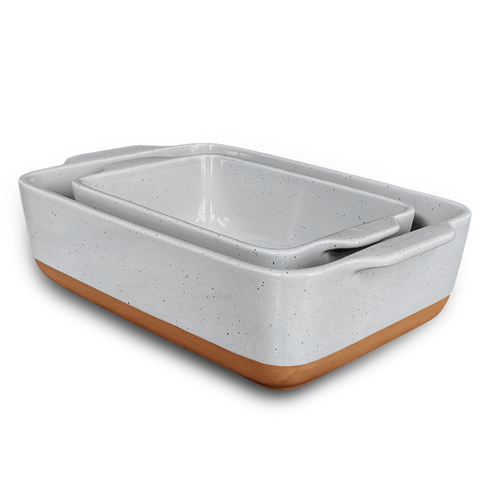 Baking Pan Set of 2 7x11 in Loaf Pan Earl Grey
