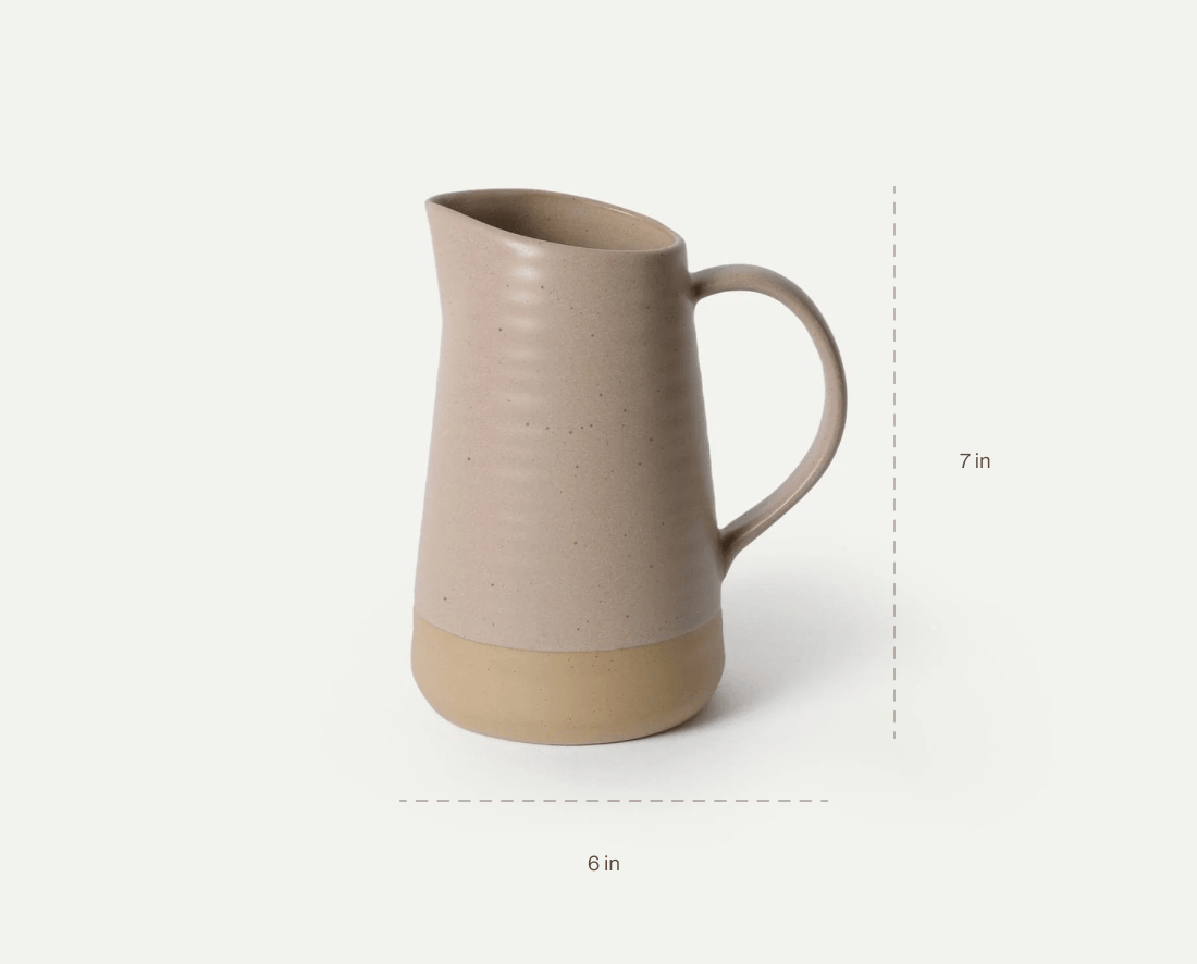 Jumbo Water Pitcher Dimensions