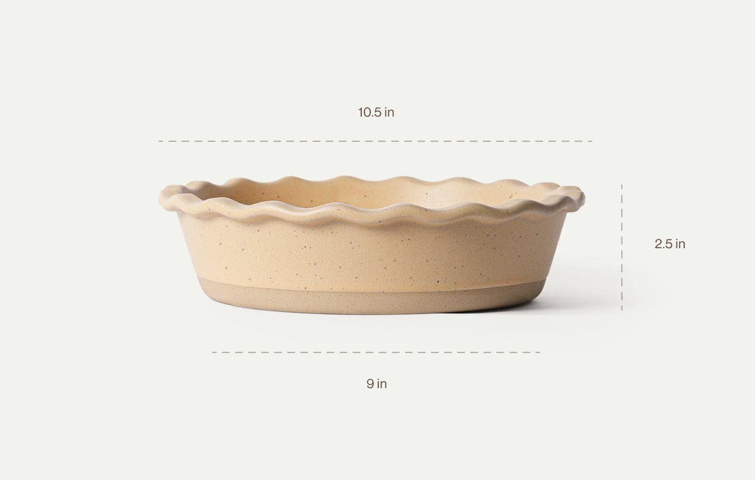 Deep Pie Pans Dimensions