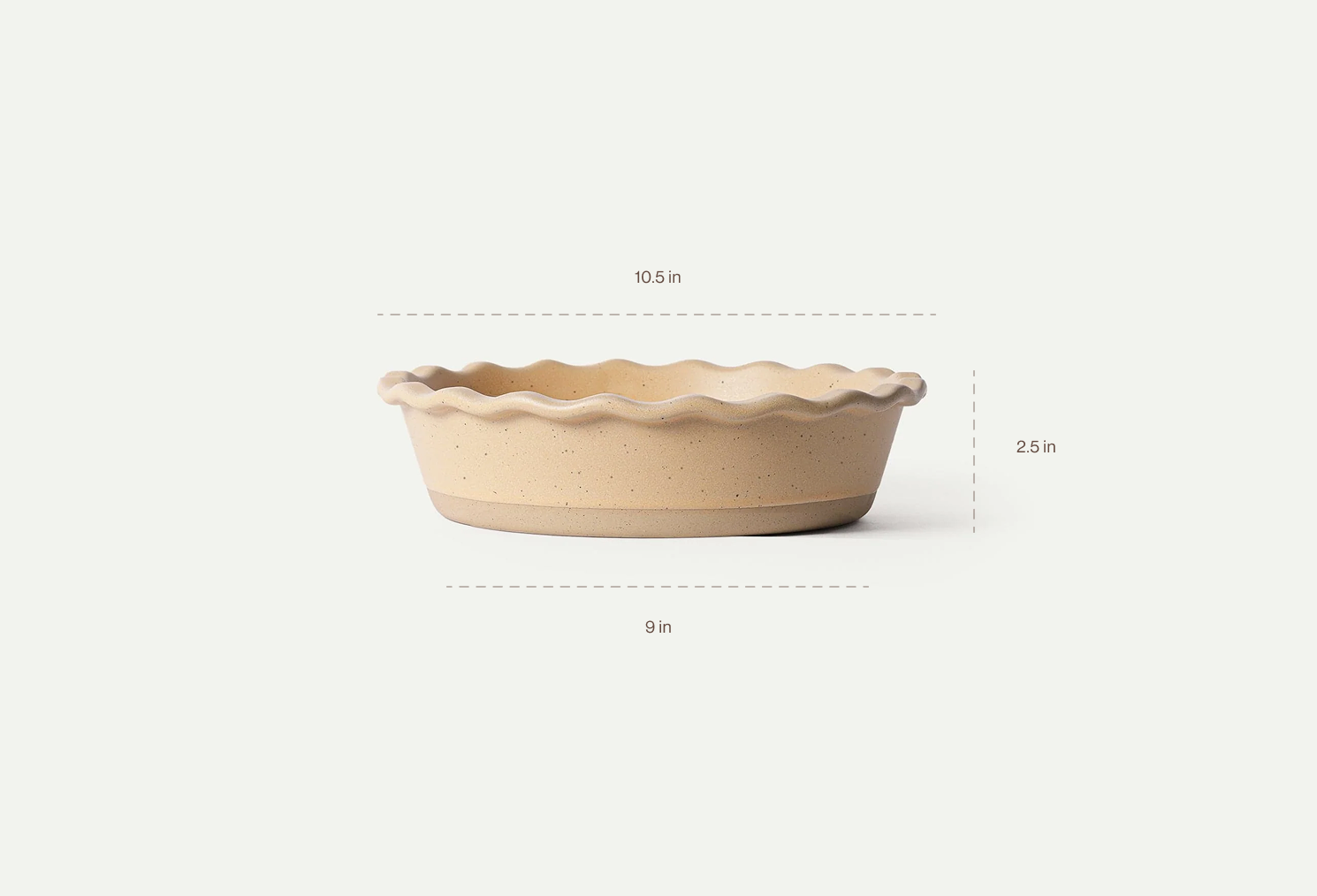Deep Pie Pans Dimensions