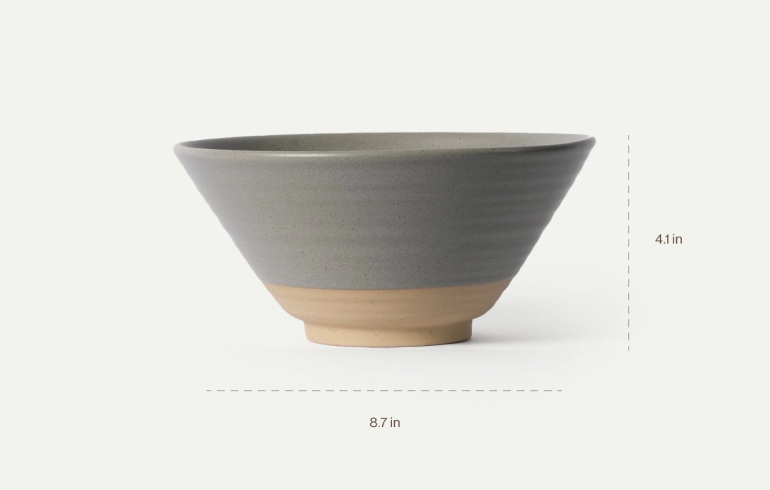 Ramen Bowls Duo Dimensions