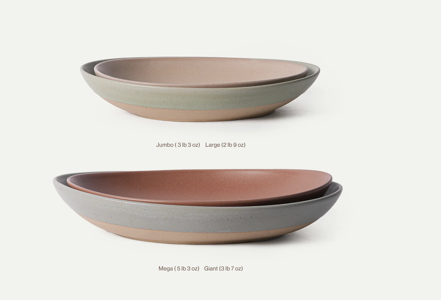 Harvest Serving Dishes Duo Weight