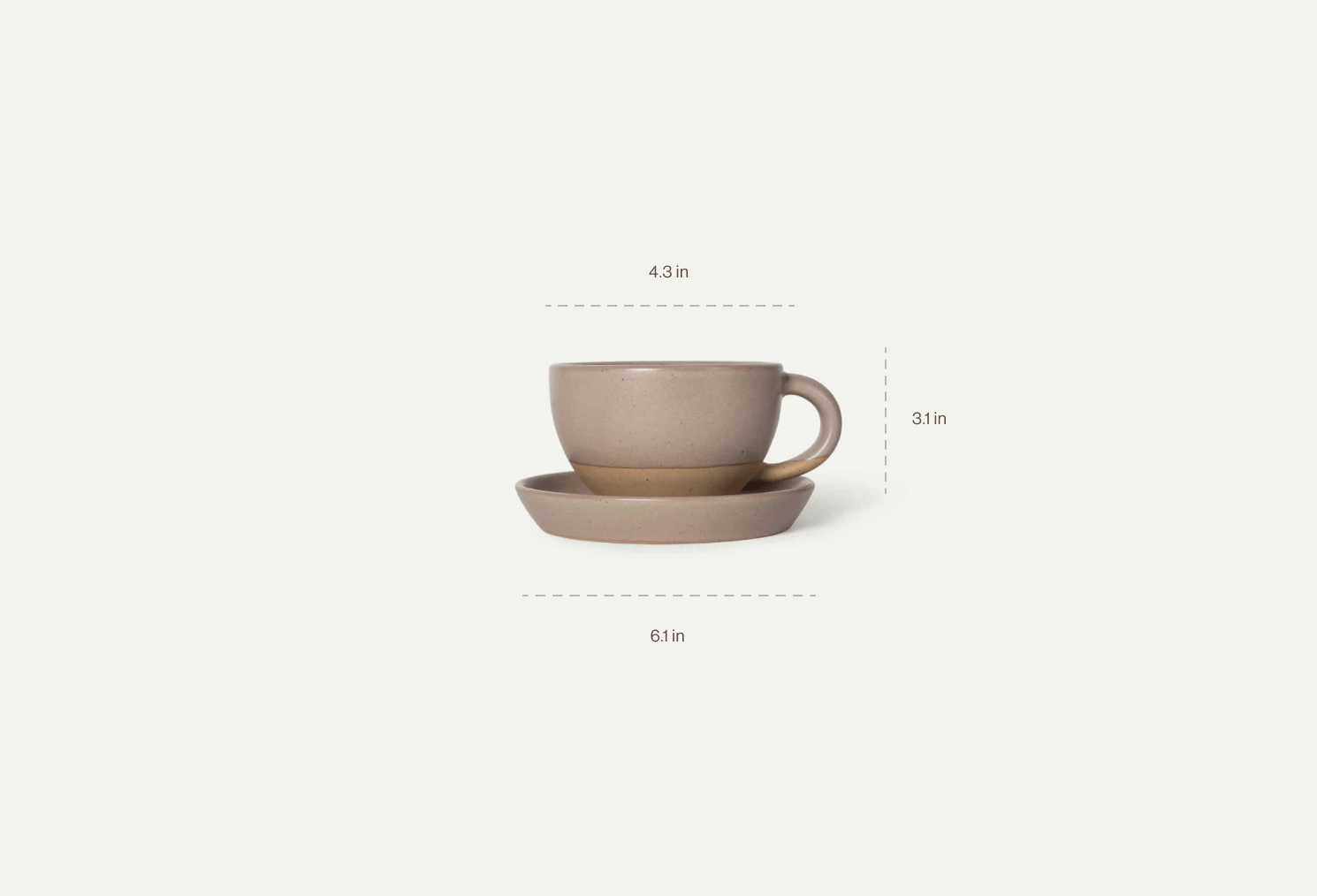 Latte Art Mugs Dimensions