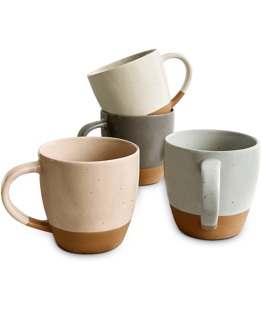 Evergreen 16 OZ Ceramic Essential Latte Cup w/Box, Salt Air (3LL9628)