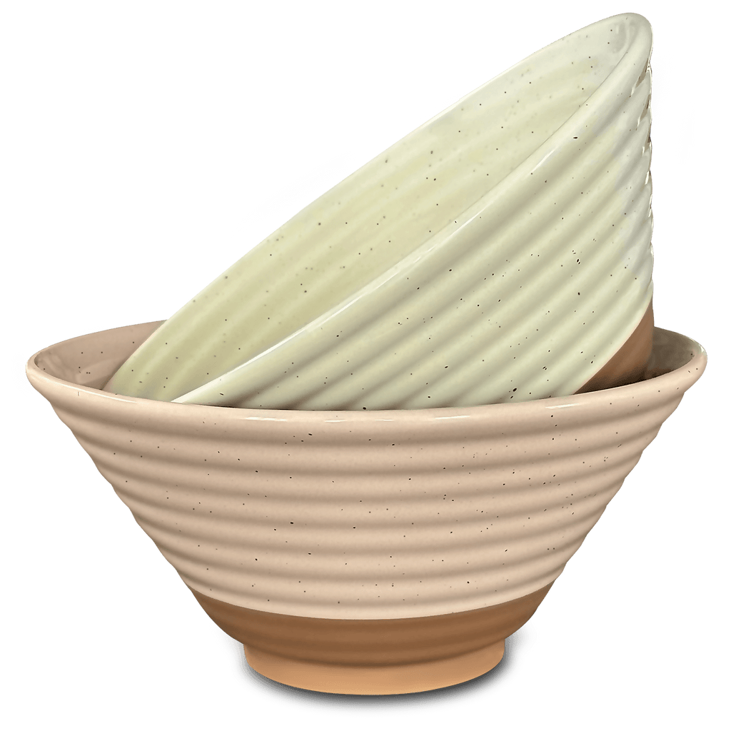 Ramen Bowls - 45oz - Set of 2 - Assorted Neutrals – MORA CERAMICS