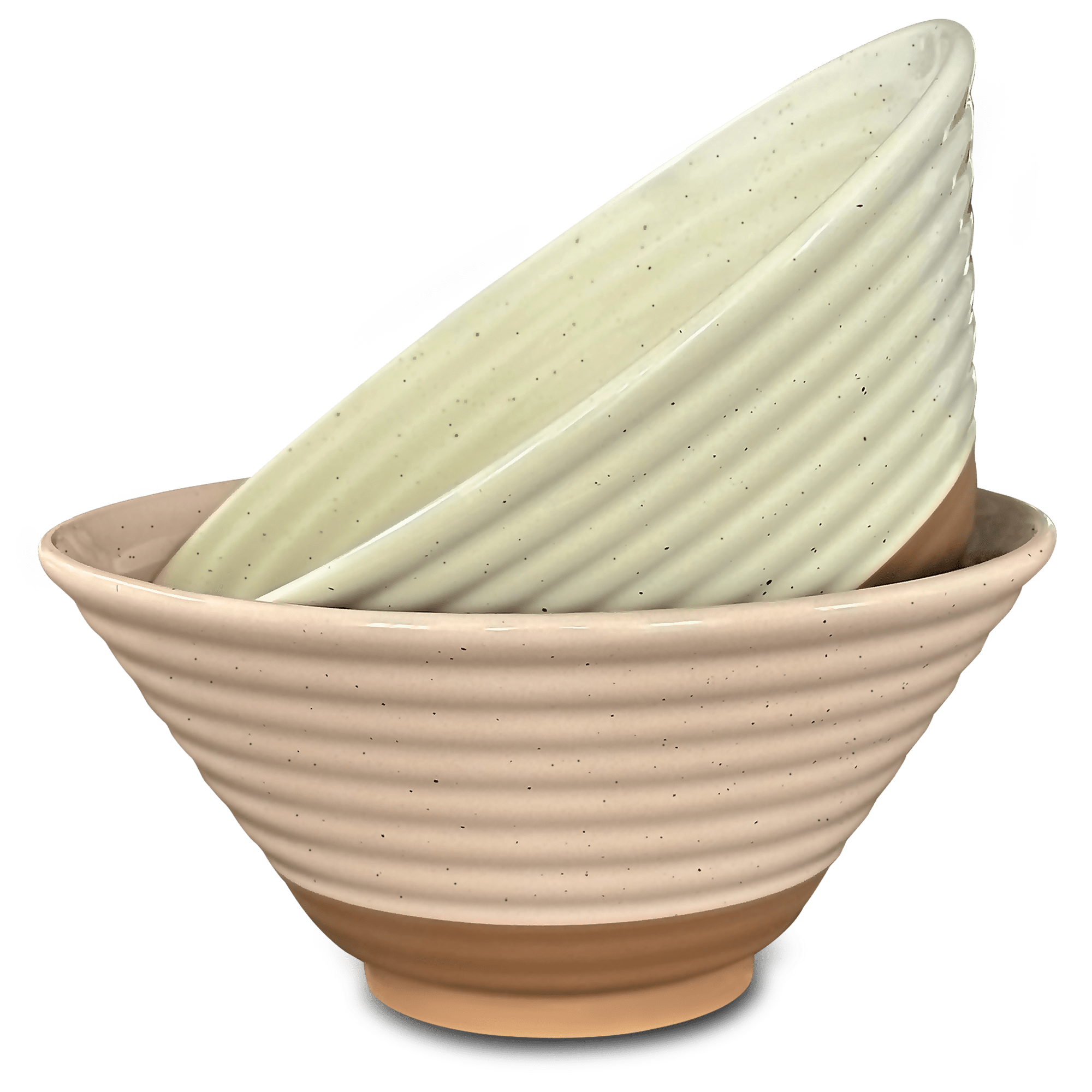 Ramen Bowls - 45oz - Set of 2 - Assorted Neutrals