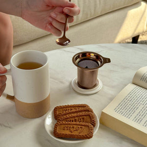 Tea Mug with Loose Leaf Infuser - 12 oz - Petro