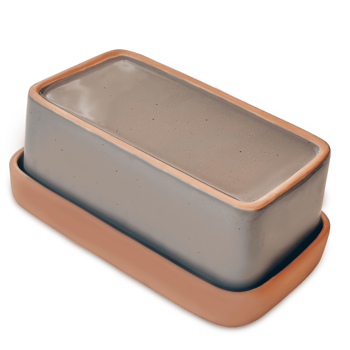 Butter Dish - Sesame Milk