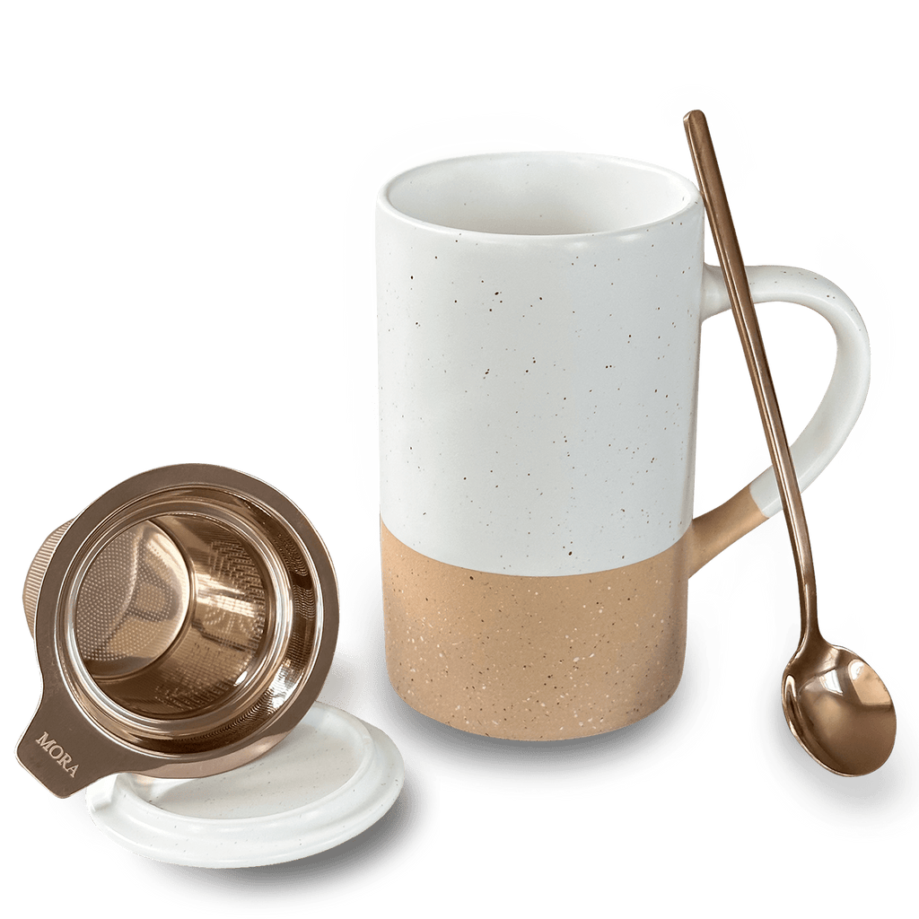 Sunflower Mug - 12 oz ceramic latte mug – The Traveling Teapot