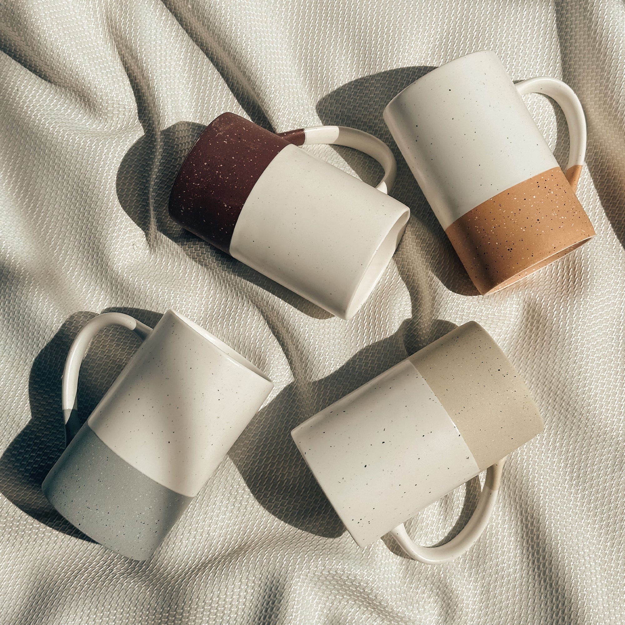 Coffee Mug Set of 4 - 12oz - Assorted Colors