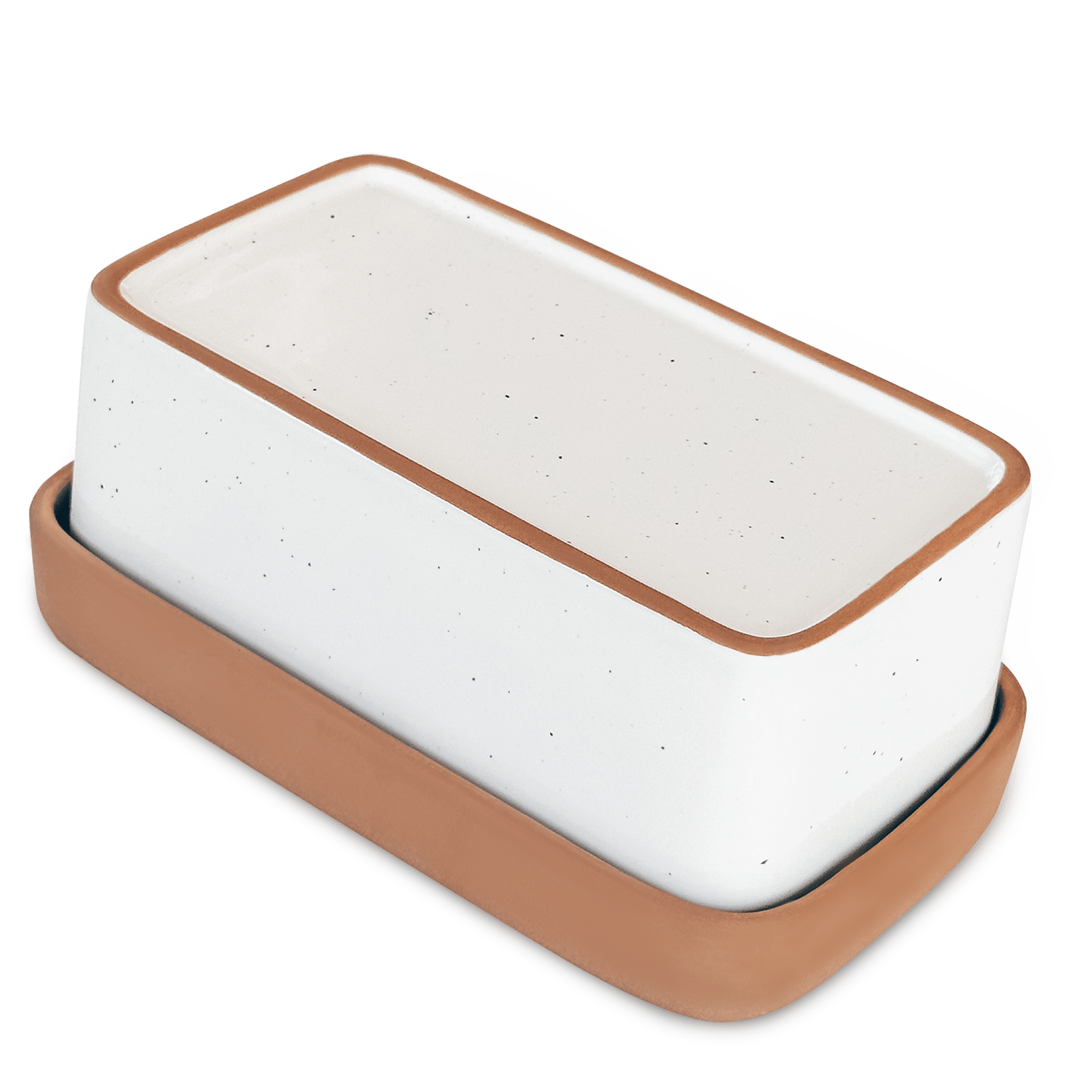 Butter Dish - Vanilla White