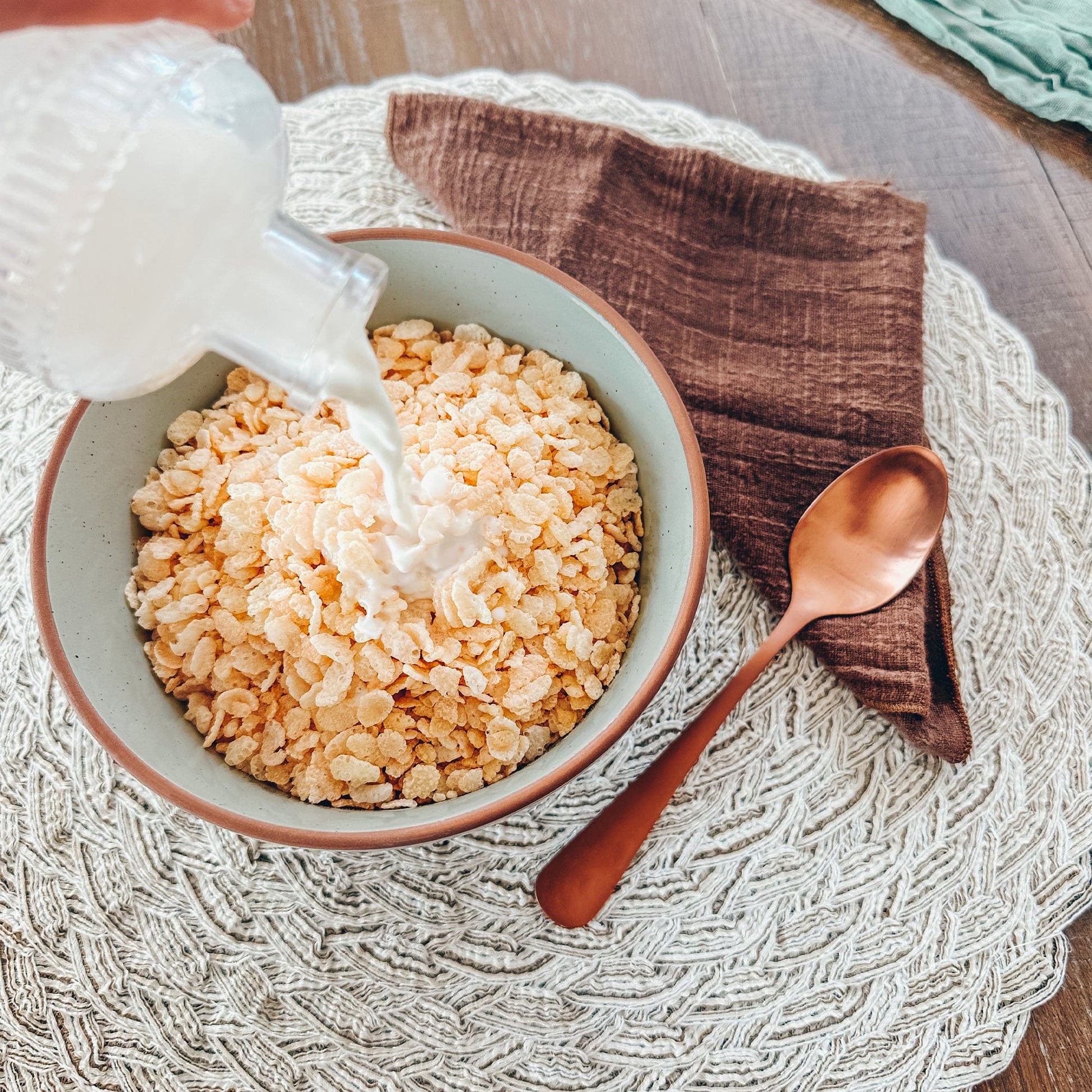 MORA CERAMICS Kitchen & Dining Cereal Bowls - 28oz - Earl Grey & Vanilla White