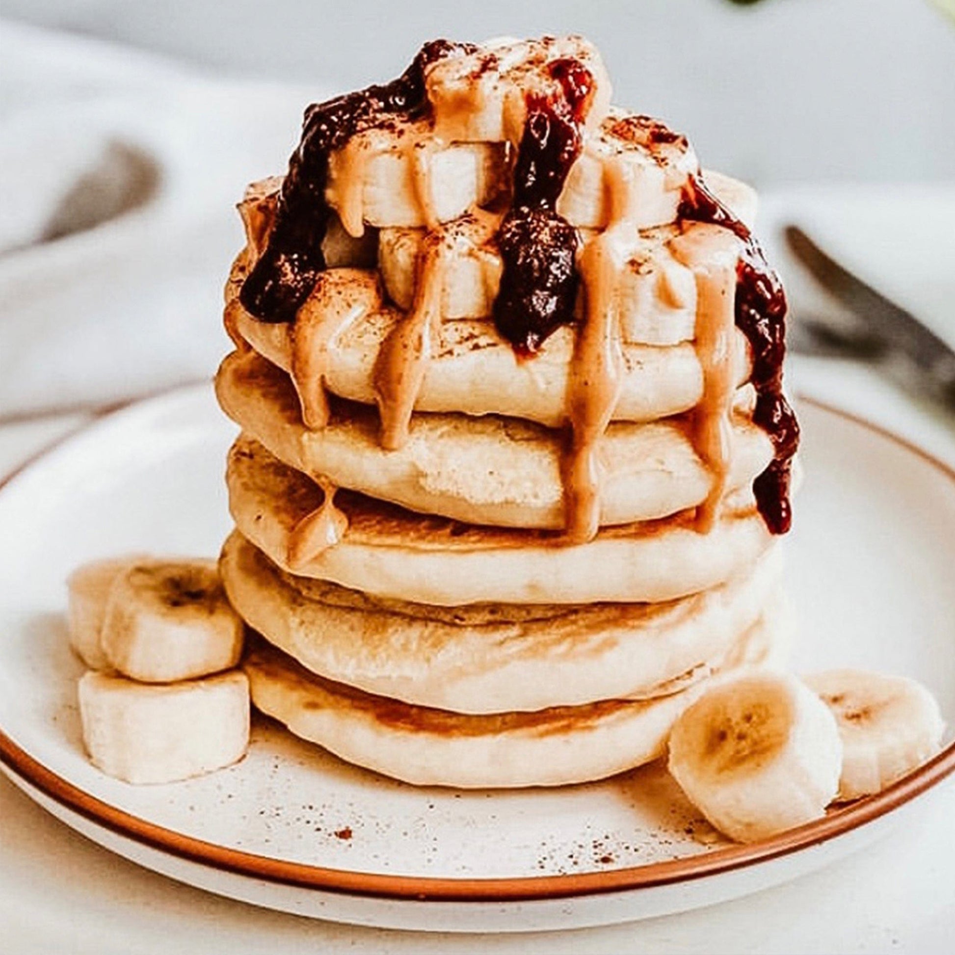 MORA CERAMICS Kitchen & Dining Salad Plates - 7.8 in - Vanilla White