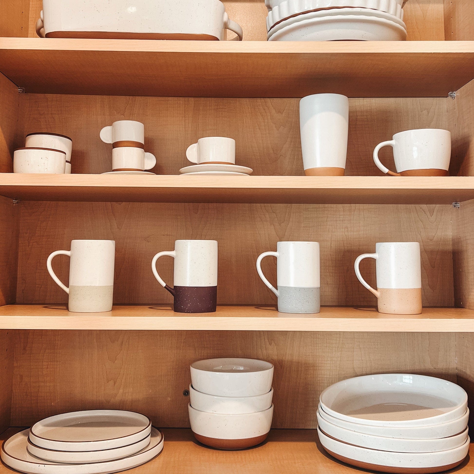 MORA CERAMICS Kitchen & Dining Coffee Mug Set of 4 - 12oz - Assorted Colors