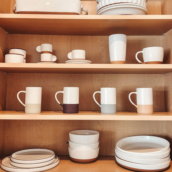 MORA CERAMICS Kitchen & Dining Coffee Mug Set of 4 - 12oz - Assorted Colors