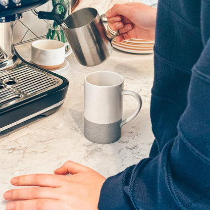 MORA CERAMICS Kitchen & Dining Coffee Mug Set of 4 - 12oz - Flint