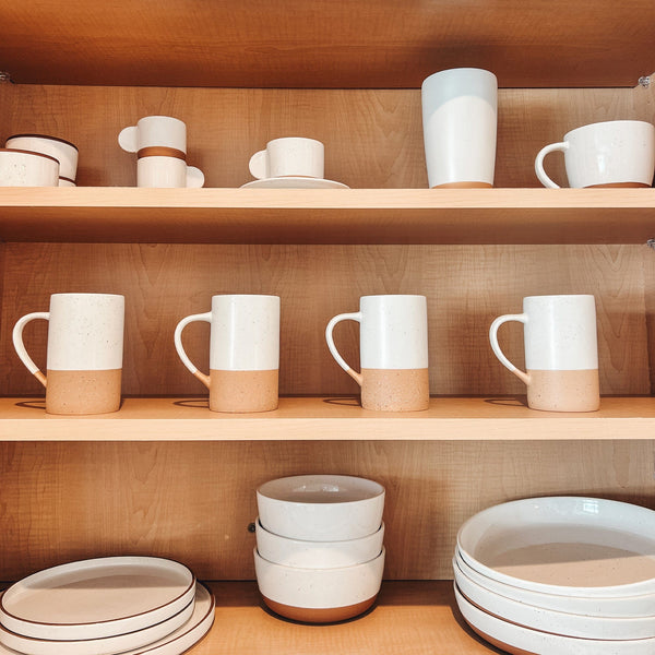 MORA CERAMICS Kitchen & Dining Coffee Mug Set of 4 - 12oz - Petro