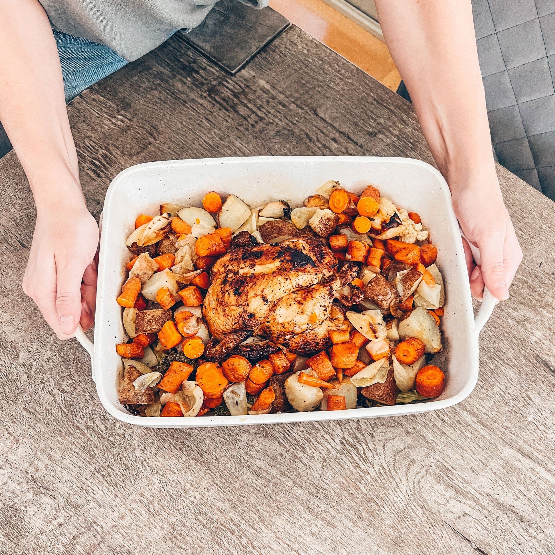 MORA CERAMICS Kitchen & Dining Lasagna Pan - 13x9 in - Vanilla White