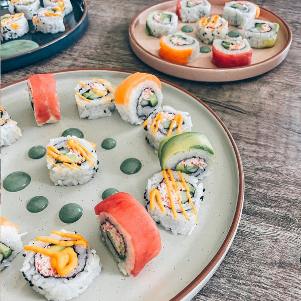 MORA CERAMICS Kitchen & Dining Dinner Plates - 10.5 in - Assorted Neutrals