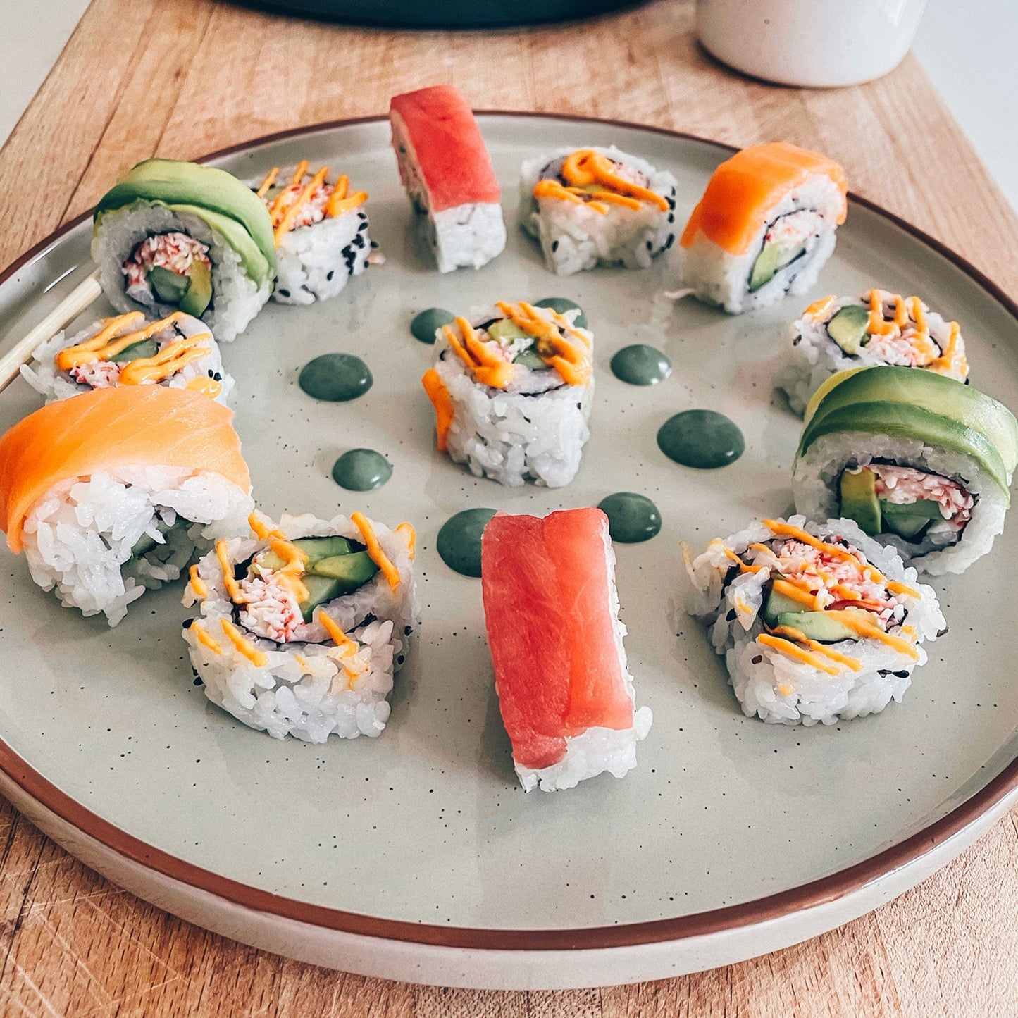 MORA CERAMICS Kitchen & Dining Dinner Plates - 10.5 in - Earl Grey