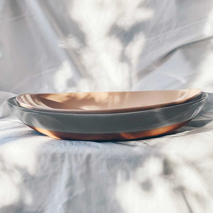 MORA CERAMICS Kitchen & Dining 2XL & 3XL Serving Dishes - 15.9 & 14.6in - Neutrals