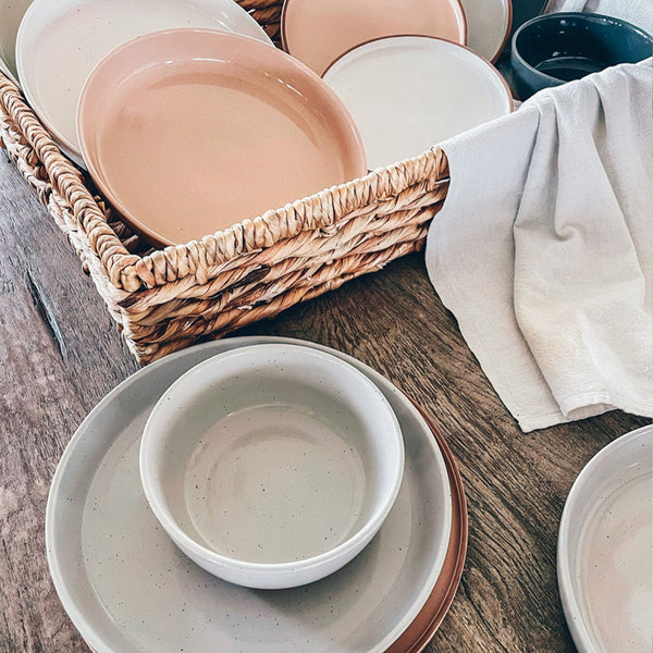 MORA CERAMICS Kitchen & Dining Cereal Bowls - 25oz - Earl Grey