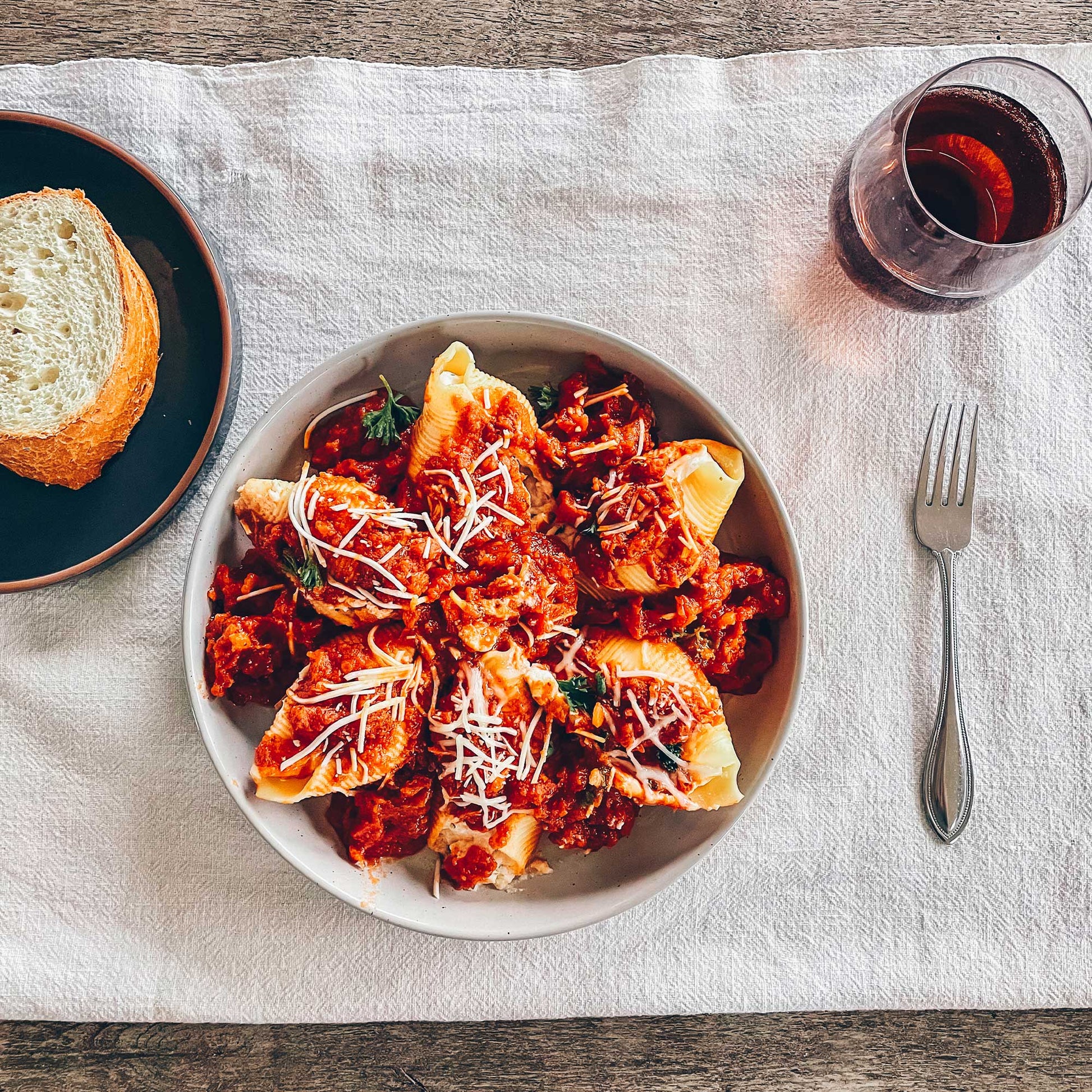 MORA CERAMICS Kitchen & Dining Pasta Bowls - 35oz - Earl Grey